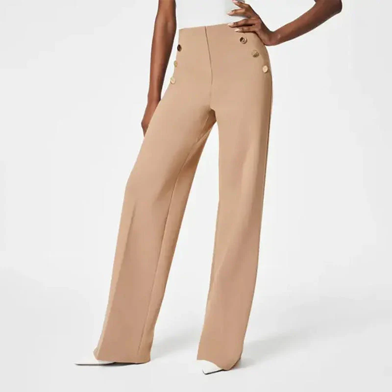 ⏳LAST DAY SALE 70% OFF!!!!⚡50K+ SOLD!✨Women's Plus Size High Stretch High-Waist Wide-Leg Pants - Image 4