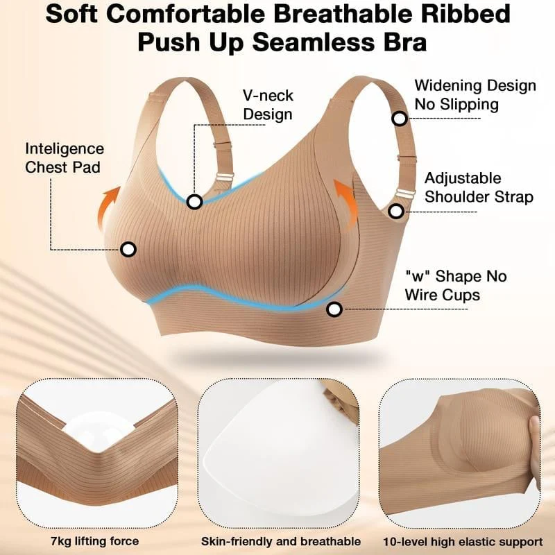 ⏳Last Day Buy 1 Get 3 - Each only ￡4.66!!🔥Super Firming Wire-Free Jelly Bra 👙 All-Day Comfort No More Sagging👍 - Image 3