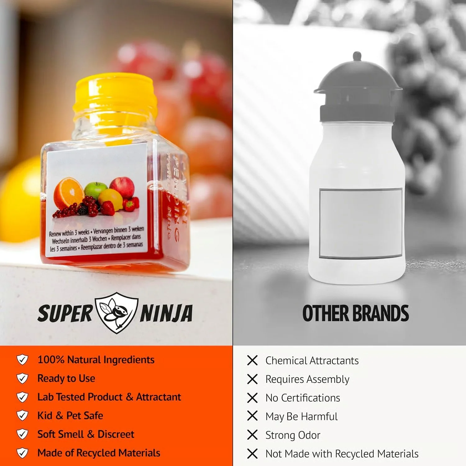 [BUY 2 GET 1 FREE]🔥Ultra-Strong Fruit Fly Trap - User Friendly  (Up to 3 Weeks per Bottle) - Image 9