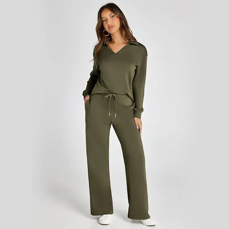 ⏳LAST DAY SALE 50% OFF!!☁️Women's 2 Piece Sets Outfits Casual Long Sleeve Sweatsuits Sets - Image 11