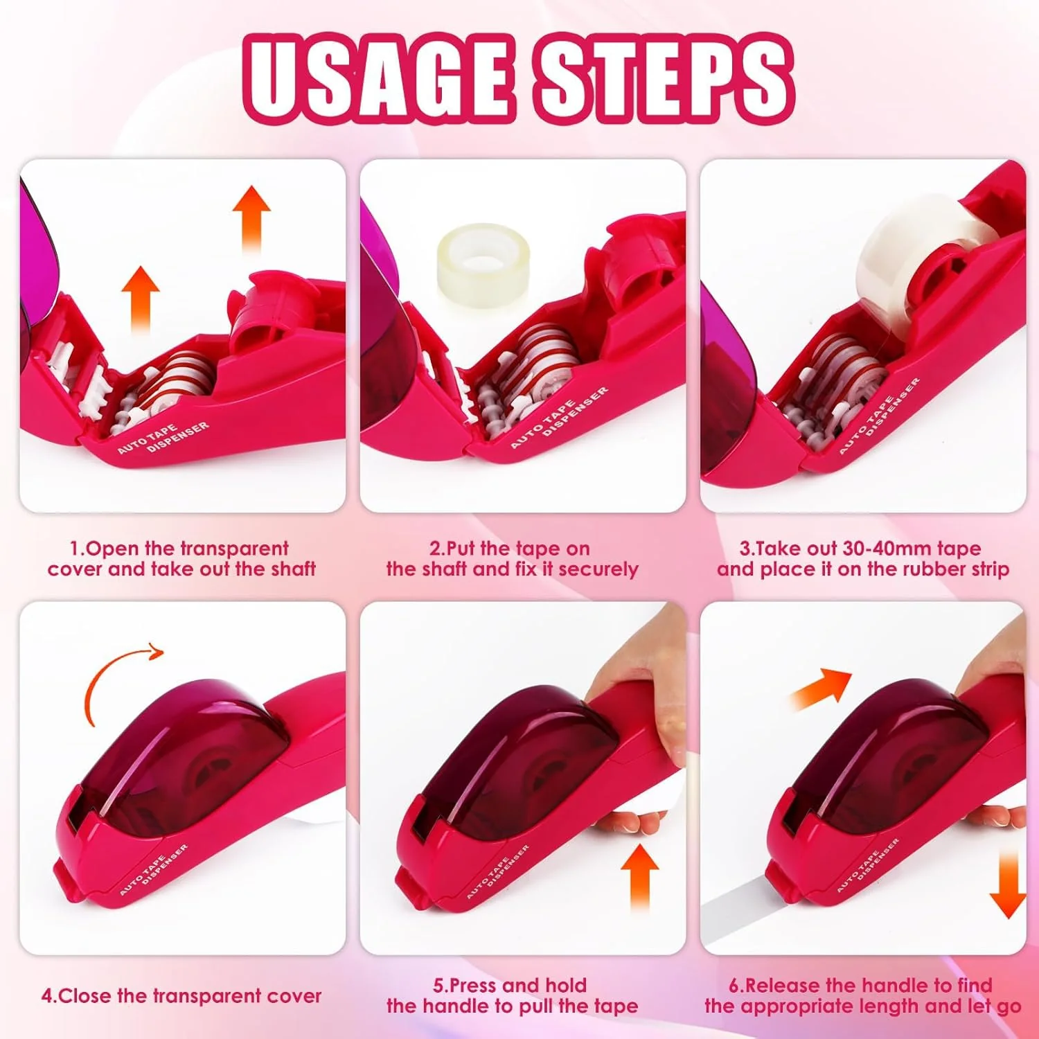 🔥LAST DAY SPECIAL PRICE: ￡9.99!!!⚡50K+ SOLD!✂️ Automatic Tape Dispenser - Craft lovers, meet your new favorite tool!💕 - Image 7