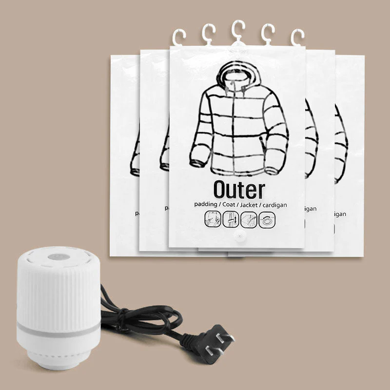 🎉LAST DAY SALE 50% OFF!!💞🧥Hanging Vacuum Storage Bags – Hanging Design for Wardrobe, Air Vacuum Compression, Waterproof Dustproof & Space-Saving 🧹✨ - Image 13