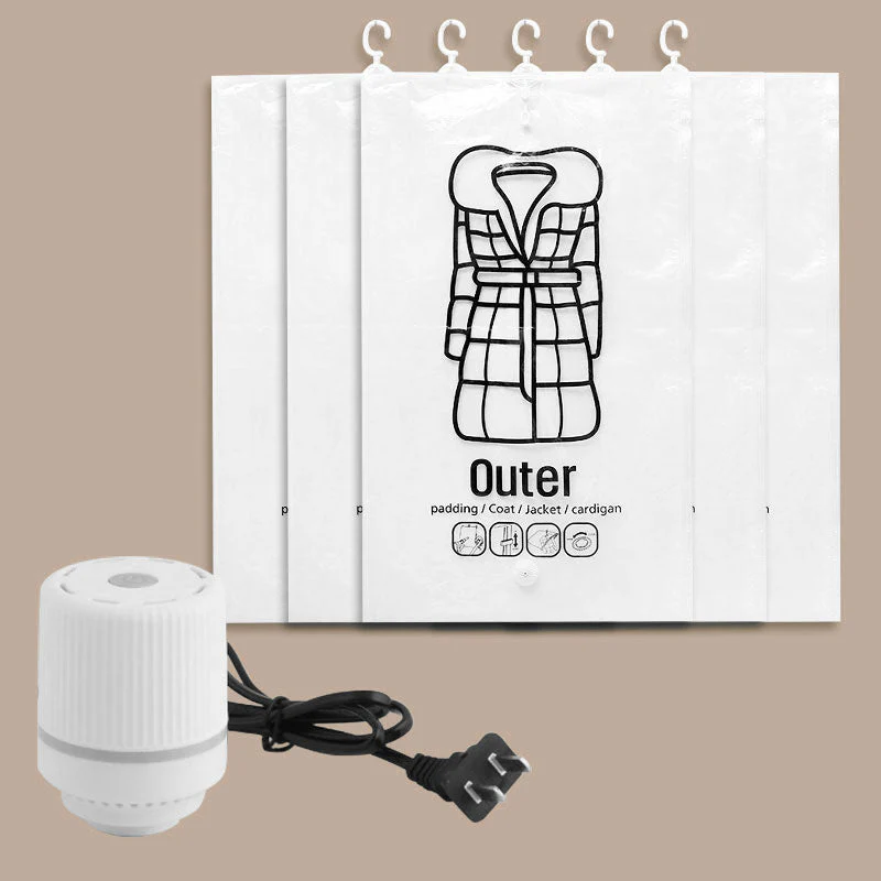 🎉LAST DAY SALE 50% OFF!!💞🧥Hanging Vacuum Storage Bags – Hanging Design for Wardrobe, Air Vacuum Compression, Waterproof Dustproof & Space-Saving 🧹✨ - Image 15