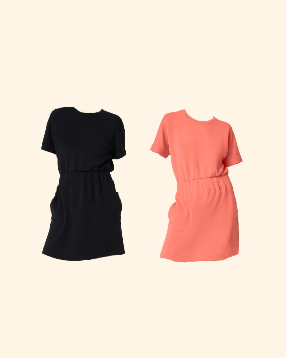 🎁LIMITED SALE 49% OFF💕AirEssentials Cinched T-Shirt Dress - Image 5