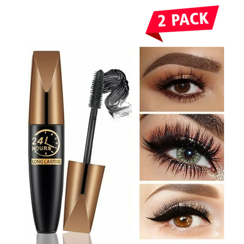 🎉LAST DAY BUY 1 GET 1 FREE!🎉4D Waterproof Silk Fibre Thick Lengthening Mascara - Image 2