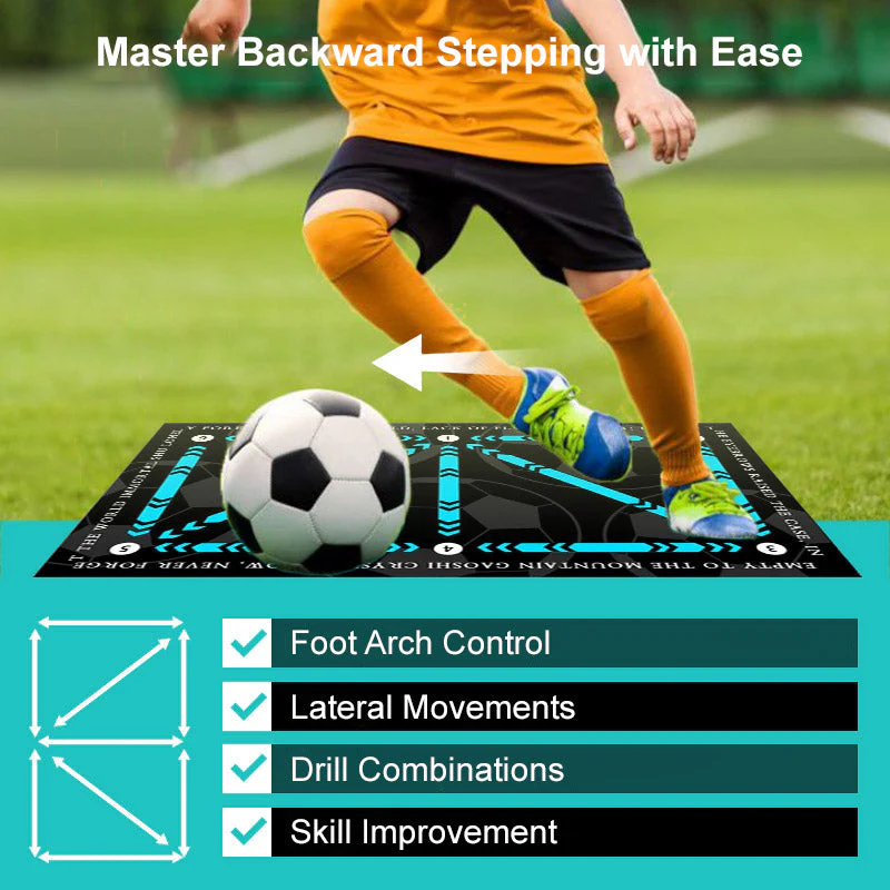 🎁Year-End Sale 70% OFF🏆⚽Non-Slip Football Training Mat - Durable & Portable, Perfect for Footwork Drills Anywhere ✨ - Image 5