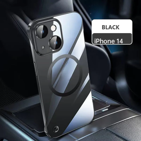 Transparent Frameless Ultra Thin Magnetic Charging Case for iPhone - Image 5