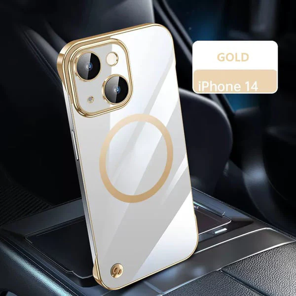 Transparent Frameless Ultra Thin Magnetic Charging Case for iPhone - Image 7