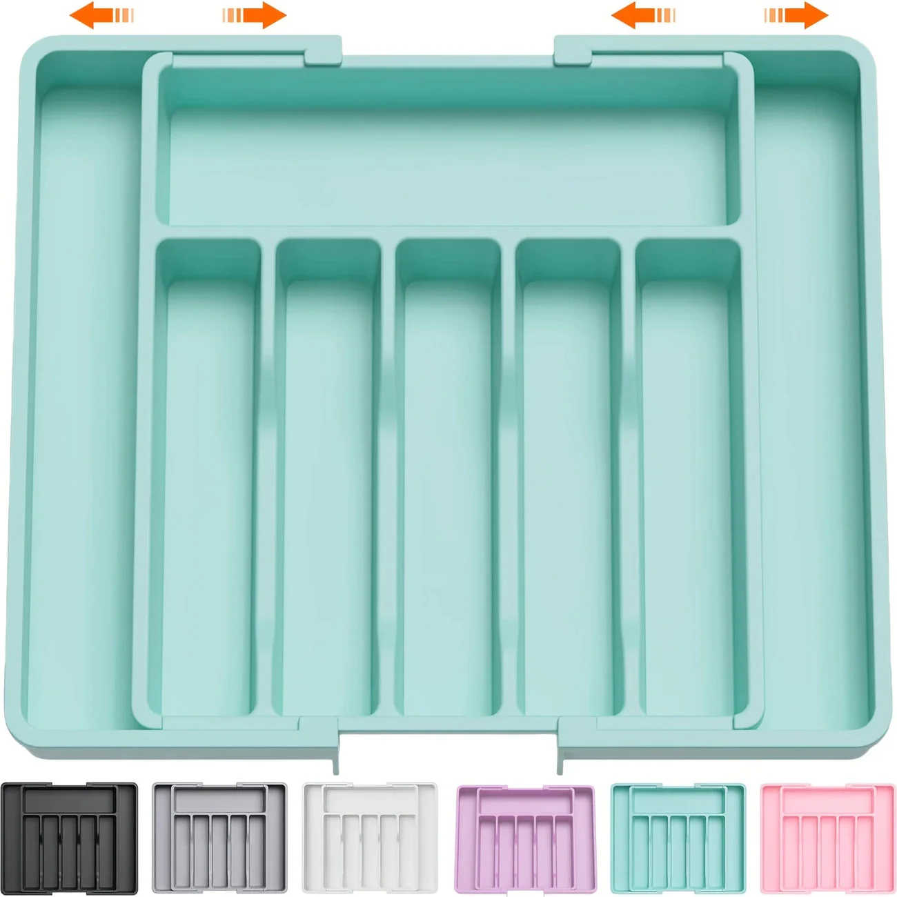 🔥LAST DAY SALE 50% OFF!!🔥Large Silverware Drawer Organizer Expandable Utensil Tray for Kitchen - Image 11