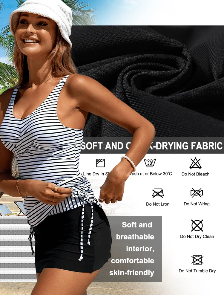 💥Summer Cool Deal: 49% OFF!!👙TUMMY CONTROL TANKINI SET 2 - Image 5
