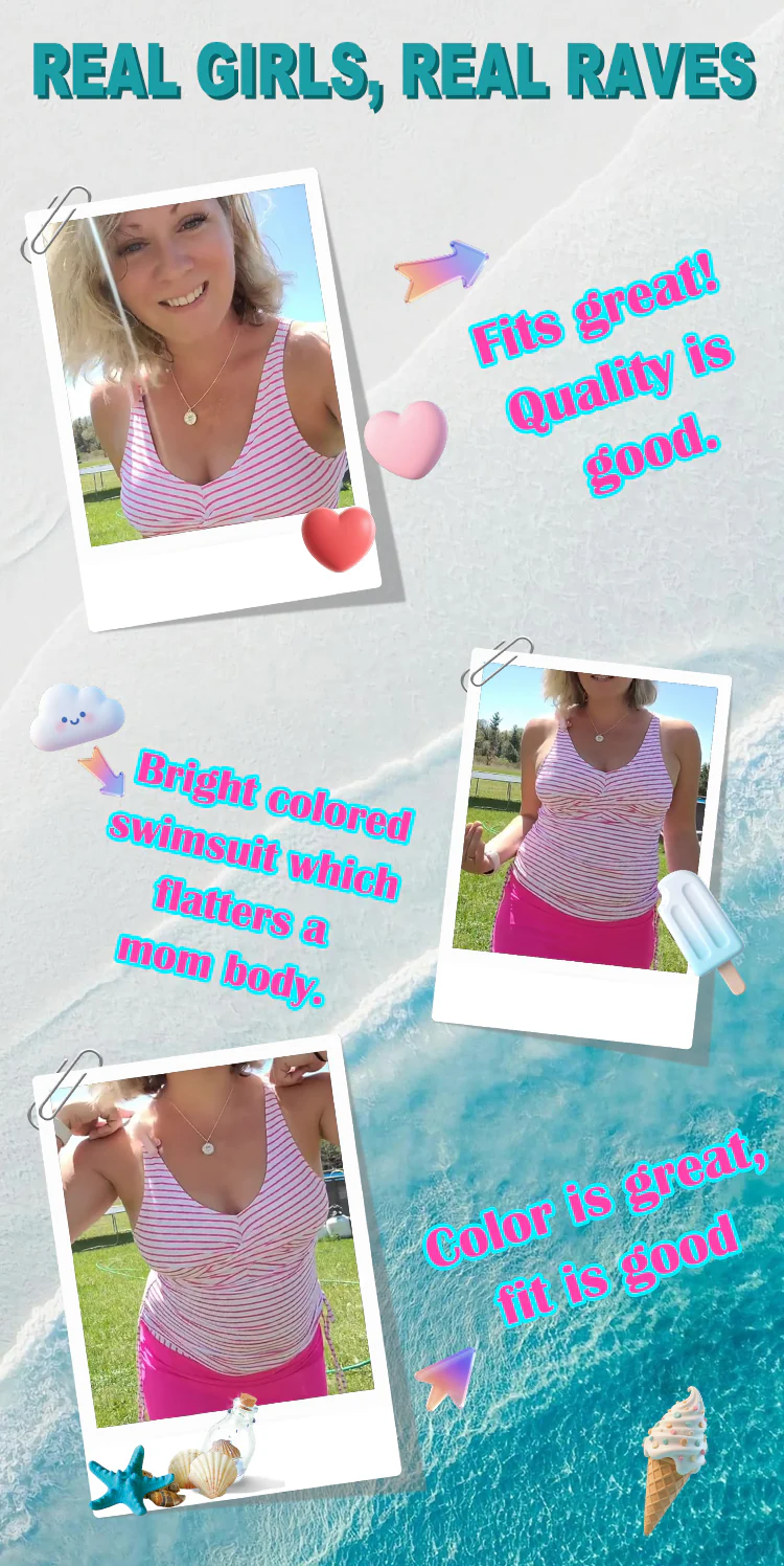 💥Summer Cool Deal: 49% OFF!!👙TUMMY CONTROL TANKINI SET 2 - Image 8