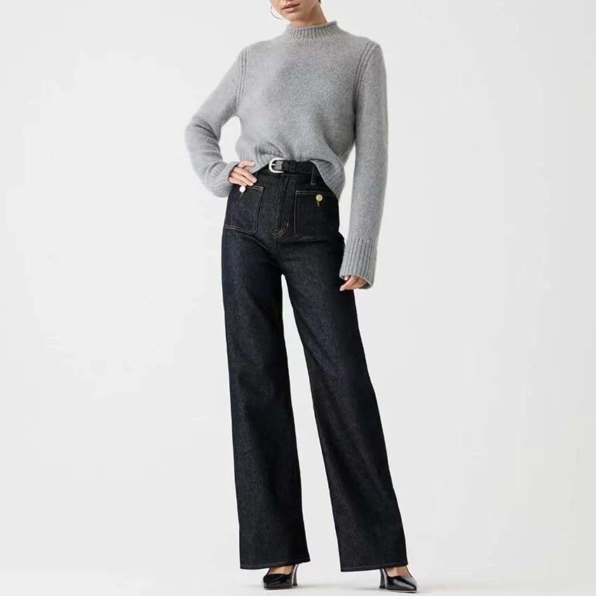 🔥Last 24 Hours Sale 75% OFF⏰Tummy Control Sailor Wide Leg Trousers - Image 3