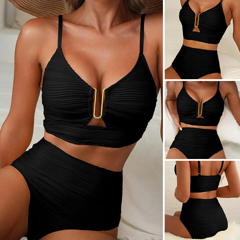 🔥LAST DAY SALE - ONLY £13.99!!⚡50K+ SOLD!👙Women's Push Up High Waist Bikini - Image 4