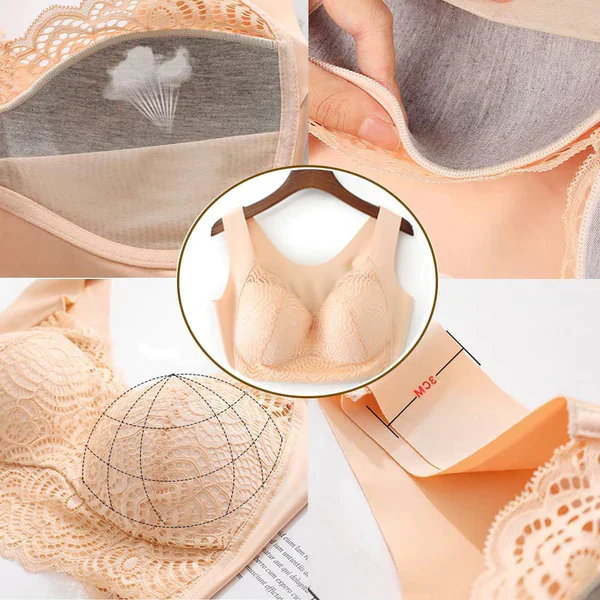 💥Buy 2 Get 1 Free(3PCS)-￡5.99 Each One!🔥💥Ultimate Lift Stretch Full Shape Seamless Lace Bra - Image 9