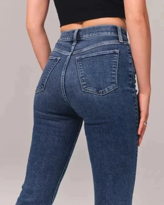 ⏰LAST DAY SPECIAL PRICE:￡17.99!!🔥Ultra High Rise Stretch Flare Jean - Image 10