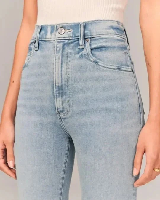 ⏰LAST DAY SPECIAL PRICE:￡17.99!!🔥Ultra High Rise Stretch Flare Jean - Image 4