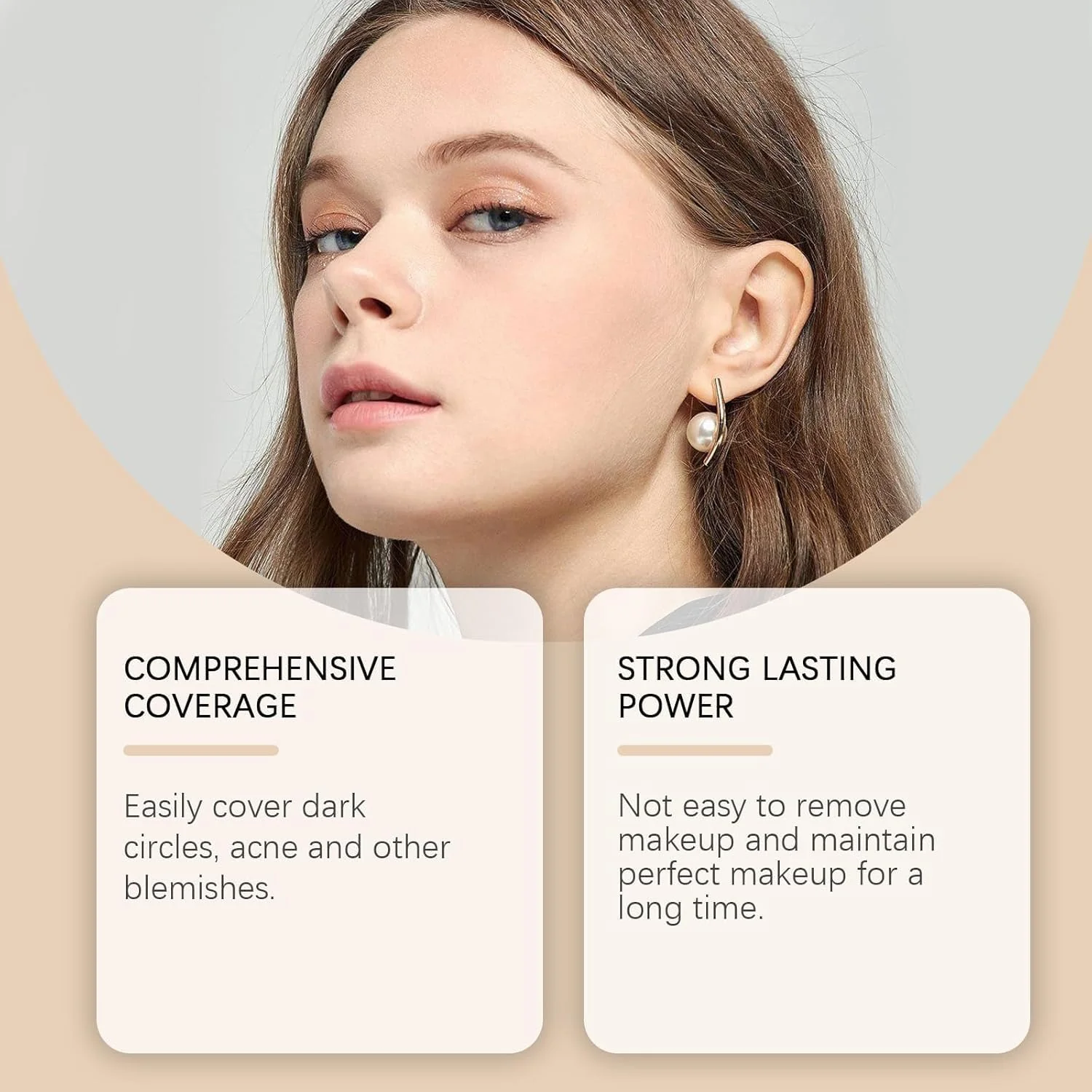 💖BUY 1 GET 1 FREE with FREE BRUSH!!💖Under Eye Brightener, Conceal & Brighten Dark Circles - Image 9