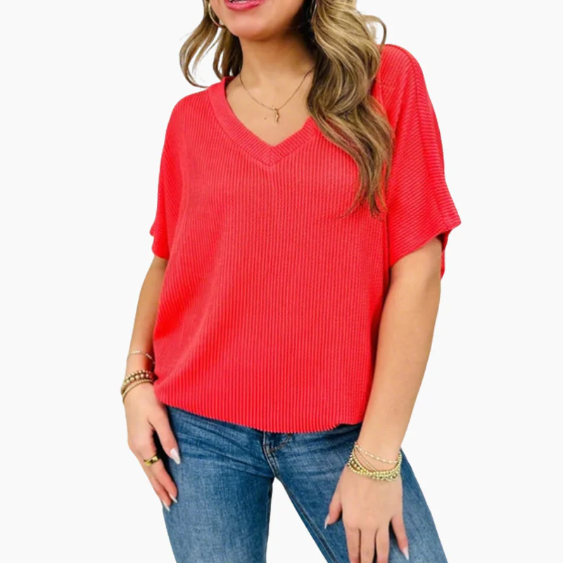 🎉LAST DAY SALE 50% OFF!!🎁Women's V-Neck Summer T-Shirt 🌟 - Image 9