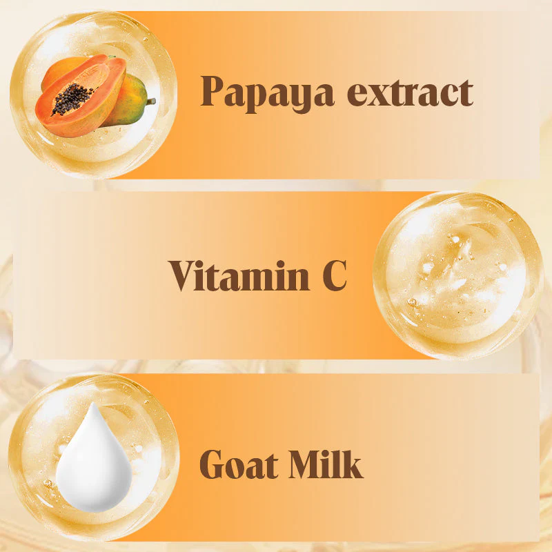 Vitamin C Papaya Goat Milk Aroma Soap - Image 3