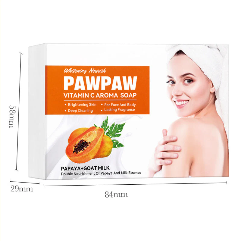 Vitamin C Papaya Goat Milk Aroma Soap - Image 8