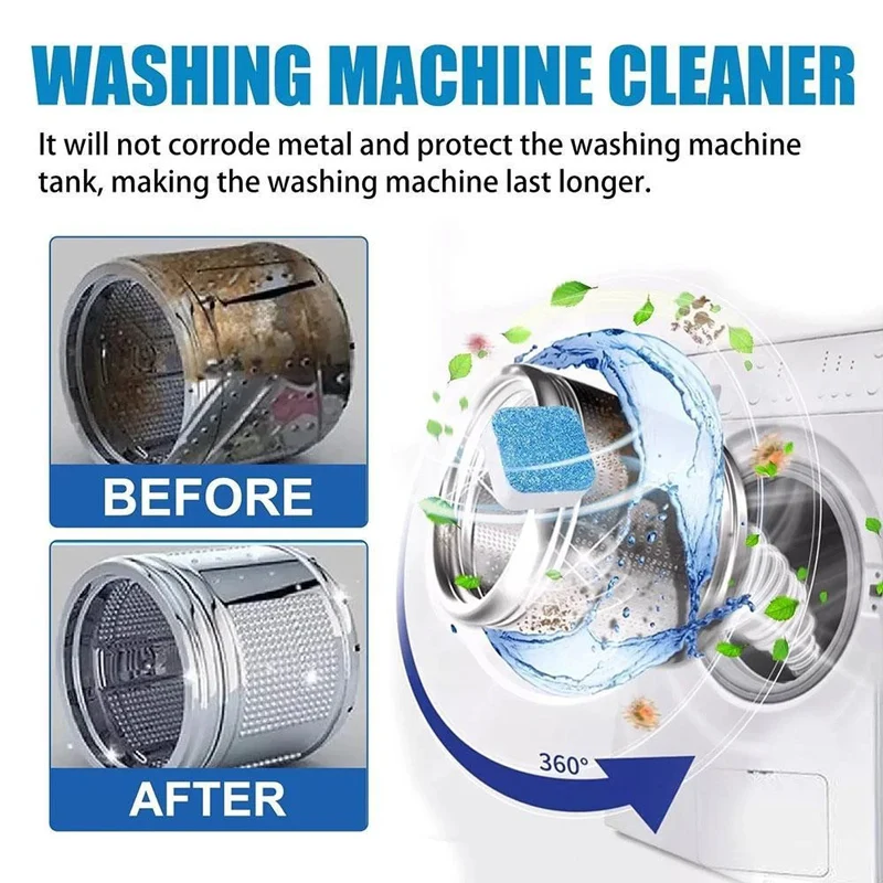 🔥LAST DAY BUY 2 GET 1 FREE!!💝 #1 Bestselling🏆Washing Machine Cleaner Tablets - Image 4