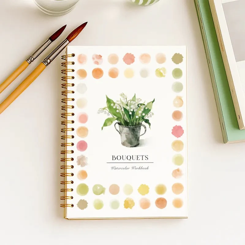 ⏳Early Christmas Sale - Buy 2 get 1 free✨🖼️Beginner-Friendly💕 Watercolor Workbook - Image 4