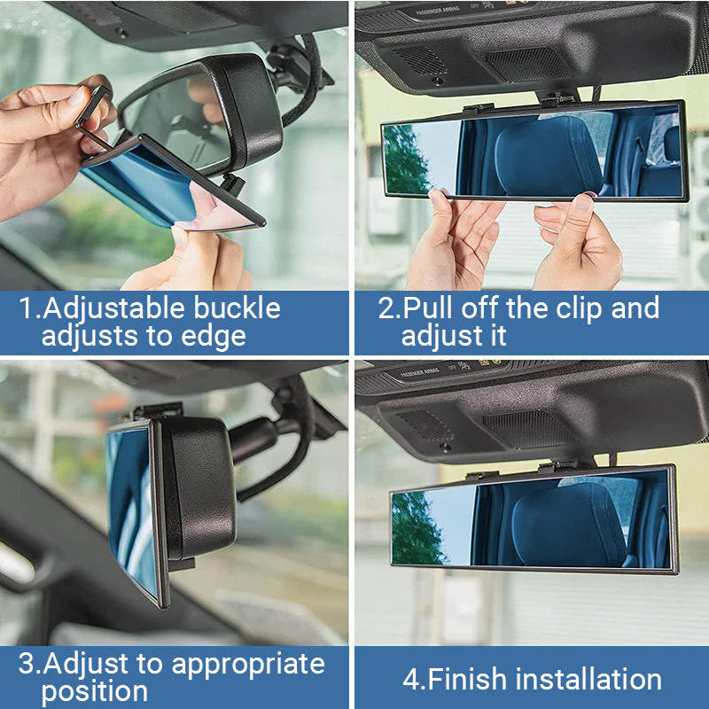 🏆Only ￡7.99 Last Day Promotion!🎁Wide Car Curved Rear View Mirror - Image 6