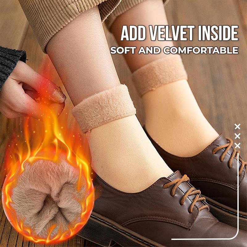 💖LAST DAY SALE -Each Only £1.89🎁5/10PCS Unisex Thickened Fleece Lined Cold-Proof Winter Socks - Image 10