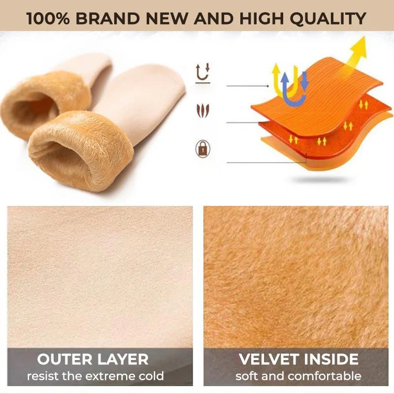 💖LAST DAY SALE -Each Only £1.89🎁5/10PCS Unisex Thickened Fleece Lined Cold-Proof Winter Socks - Image 12