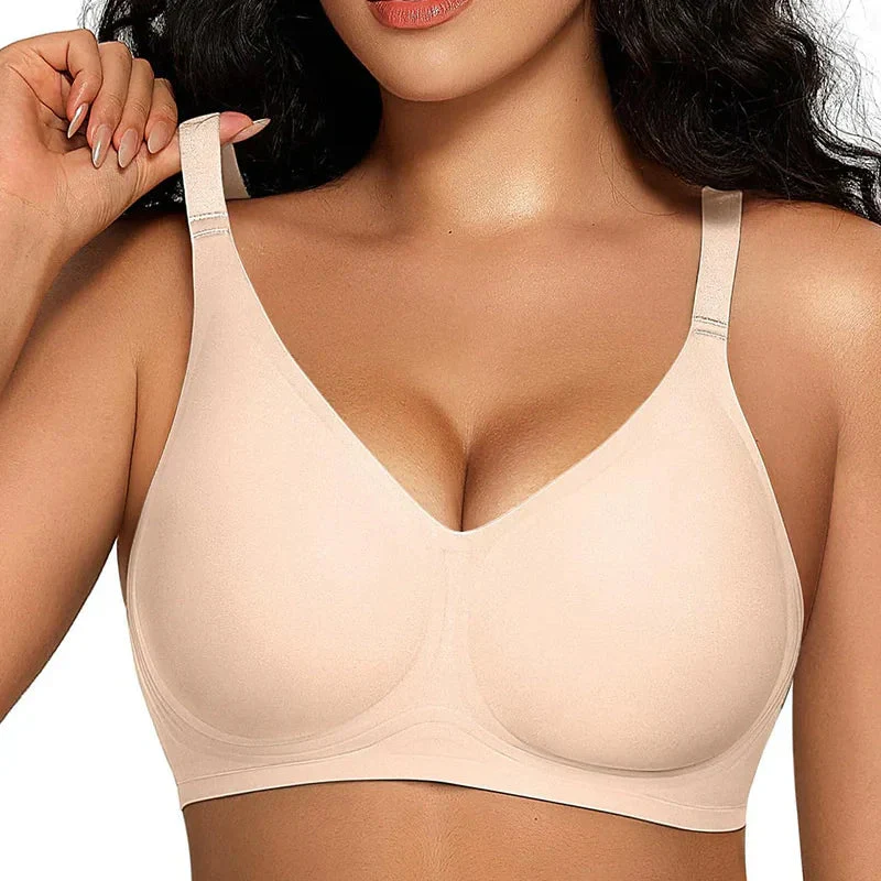 ⏳LAST DAY SALE 50%!!⚡💖Comfortable Wireless Full Coverage Jelly Smoothing Bra - Image 12