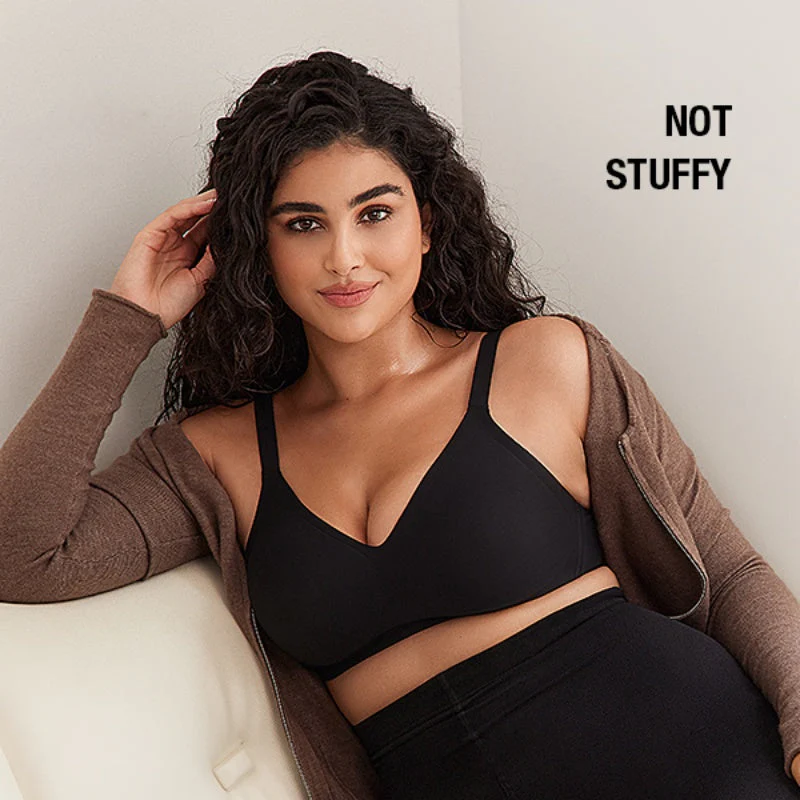 ⏳LAST DAY SALE 50%!!⚡💖Comfortable Wireless Full Coverage Jelly Smoothing Bra - Image 16