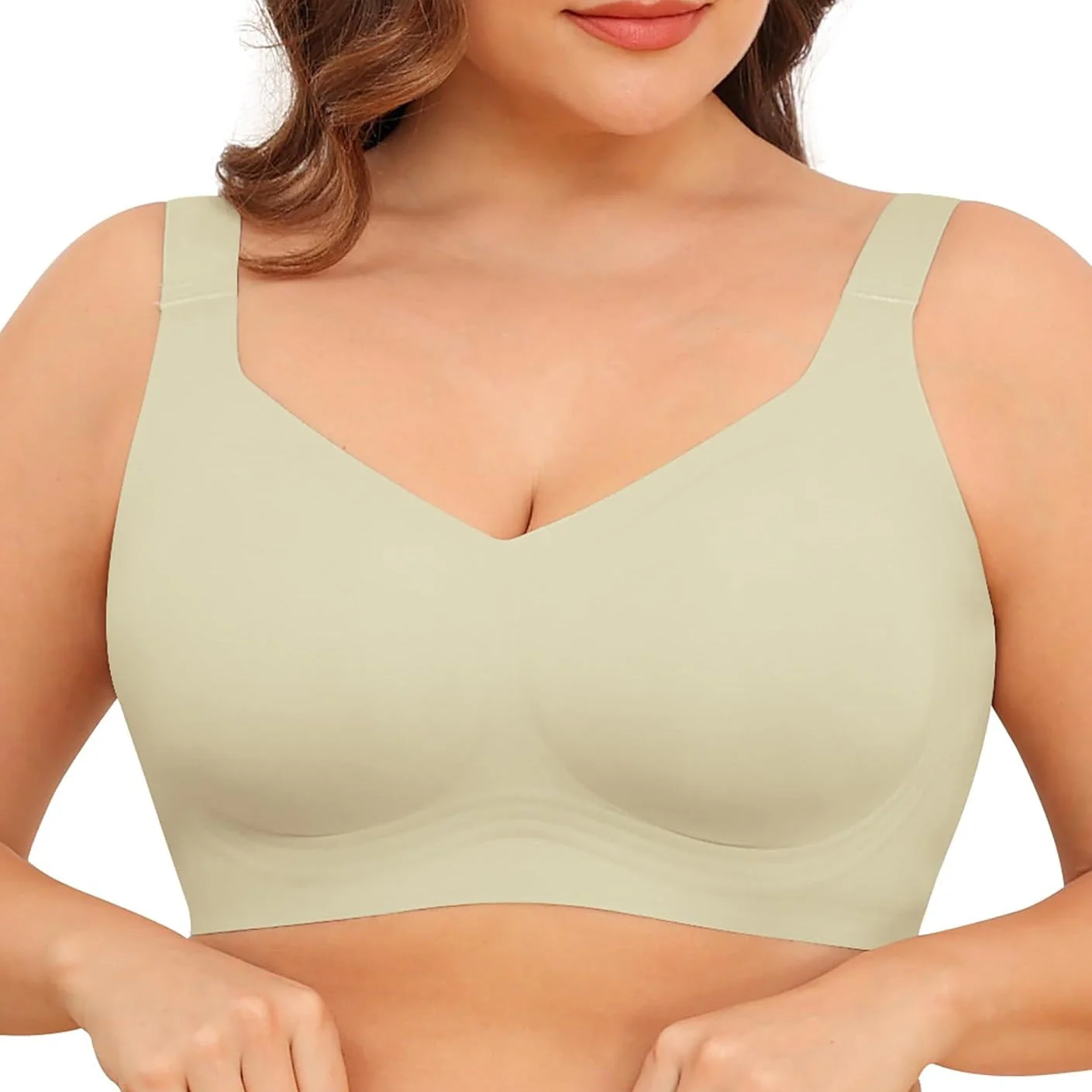 ⏳LAST DAY SALE 50%!!⚡💖Comfortable Wireless Full Coverage Jelly Smoothing Bra - Image 24