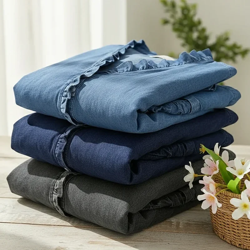 ⏳Time-Limited Special⏰Women's Casual Ruffle V-Neck Shirt | Soft, Breathable & Flattering High-Low Hem ✨ - Image 9