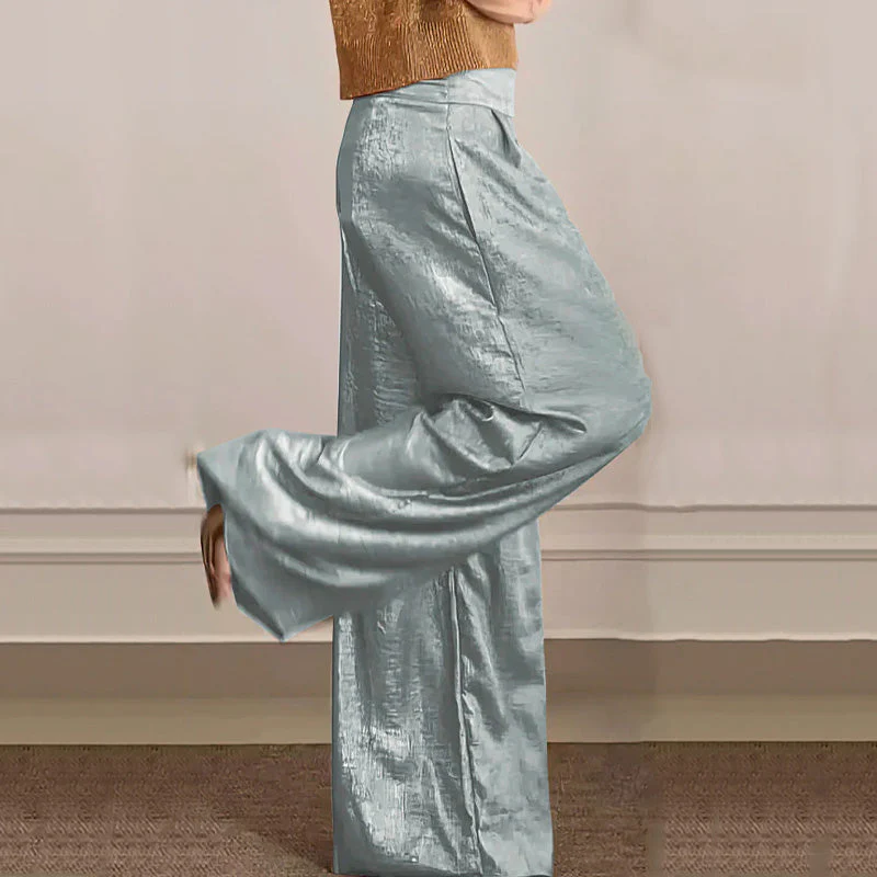 💕LAST DAY SALE 49% OFF💕Women's Casual Short-Sleeve Top & Wide-Leg Pants Two-Piece Suit - Image 6