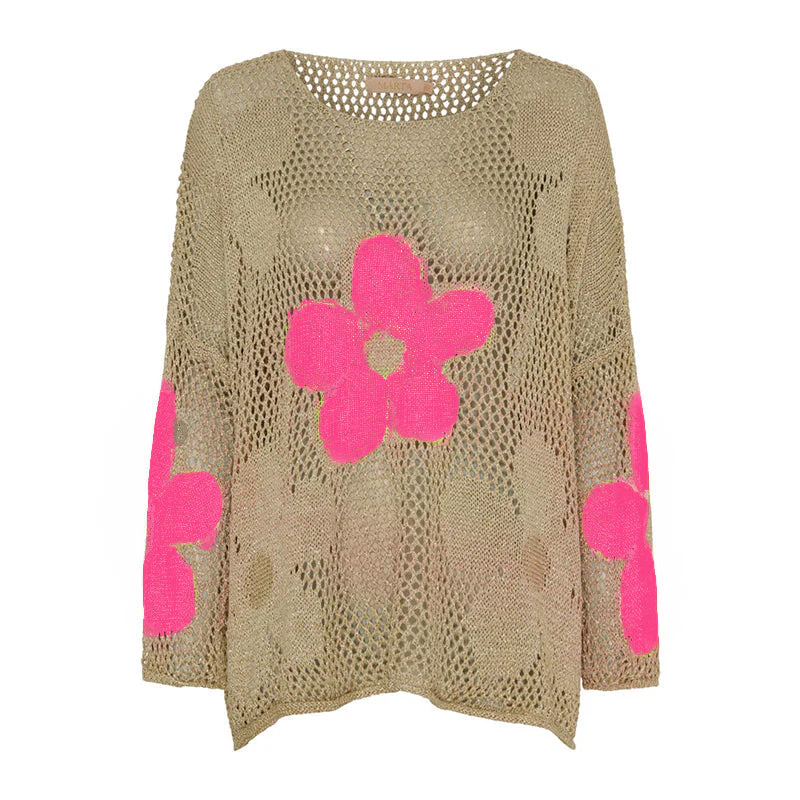 Women’s Summer Hollow-out Knit Pullover Top - Image 10