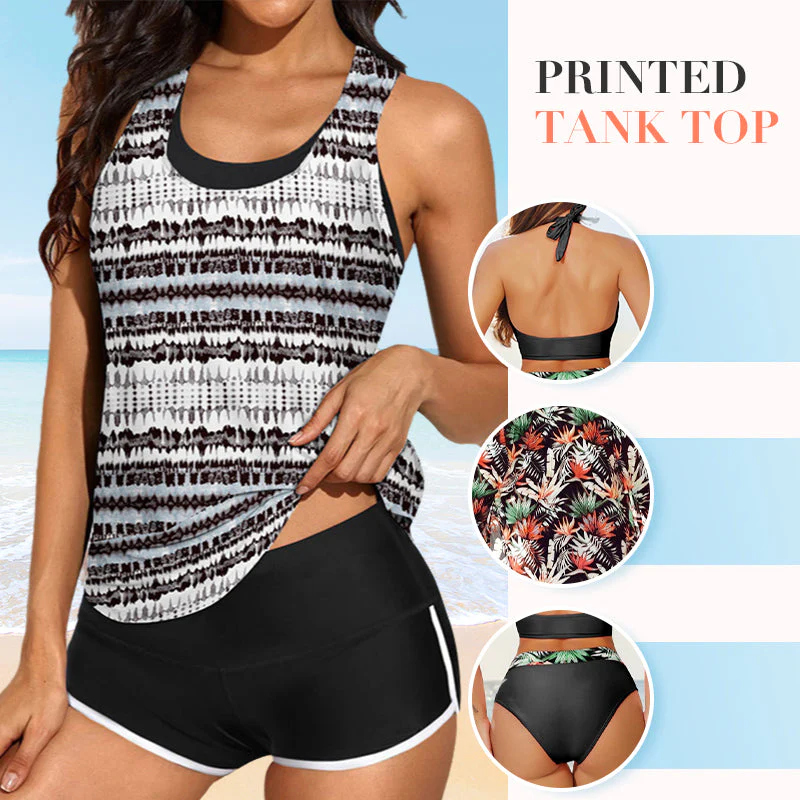 🔥LAST DAY SALE 50% OFF!!🎁Women's Comfortable Printed Bikini 3-Piece Set - Image 3