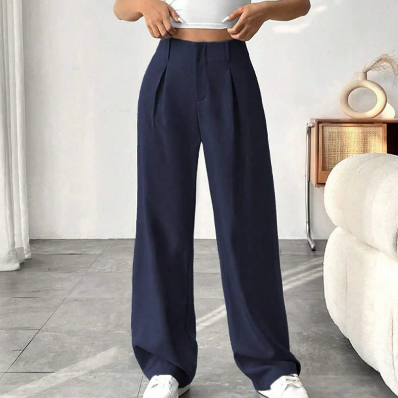 🏆 Last Day Special Price £18.79!!!💝New Style✨Women's High Waisted Straight Leg Work Trousers , Smart & Casual Look for Office and Beyond - Image 6