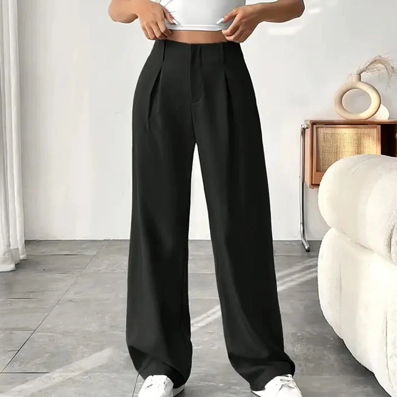 🏆 Last Day Special Price £18.79!!!💝New Style✨Women's High Waisted Straight Leg Work Trousers , Smart & Casual Look for Office and Beyond - Image 8