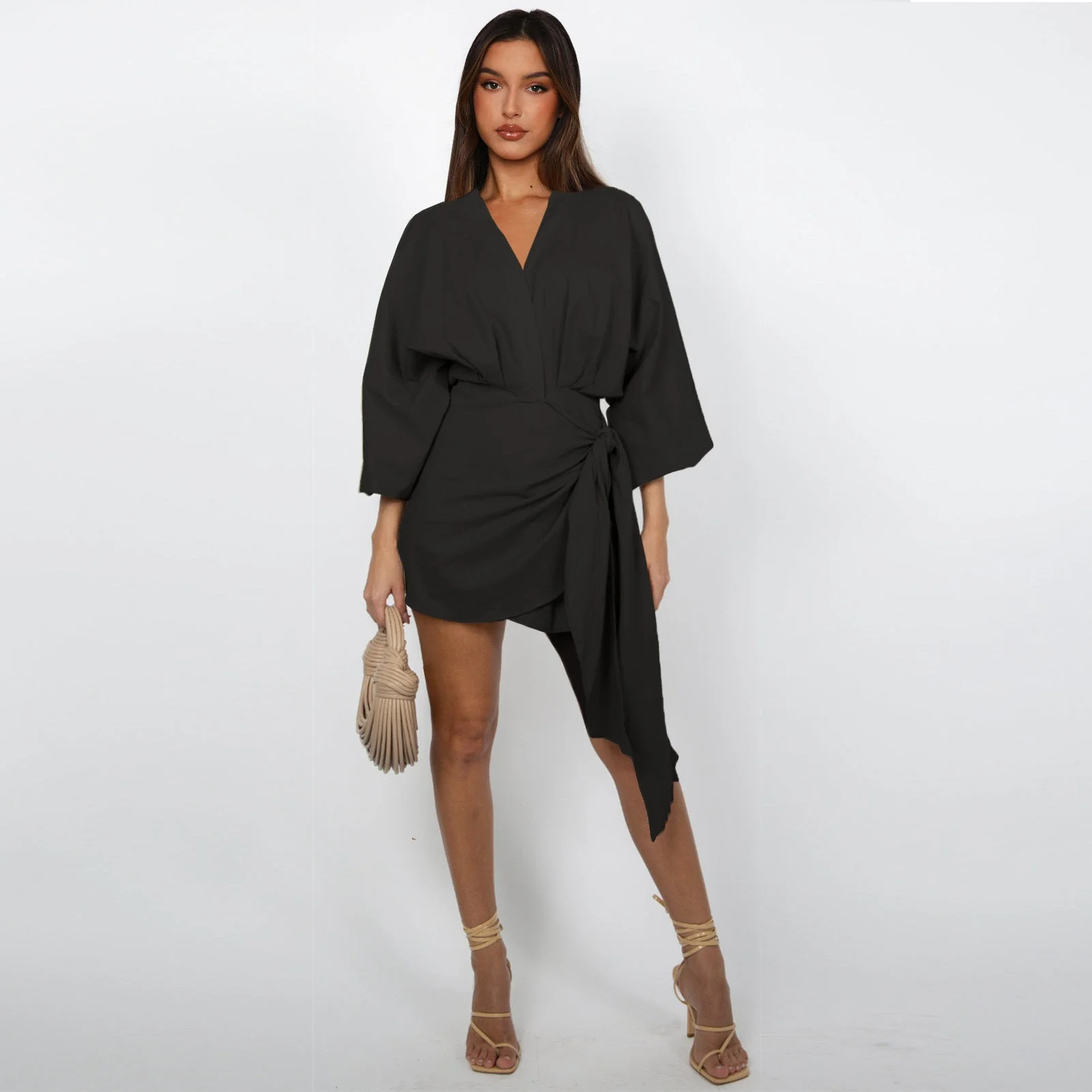 🔥2026 NEW SALES - 49% OFF🔥Women's V-Neck Wrap Dress - Image 6