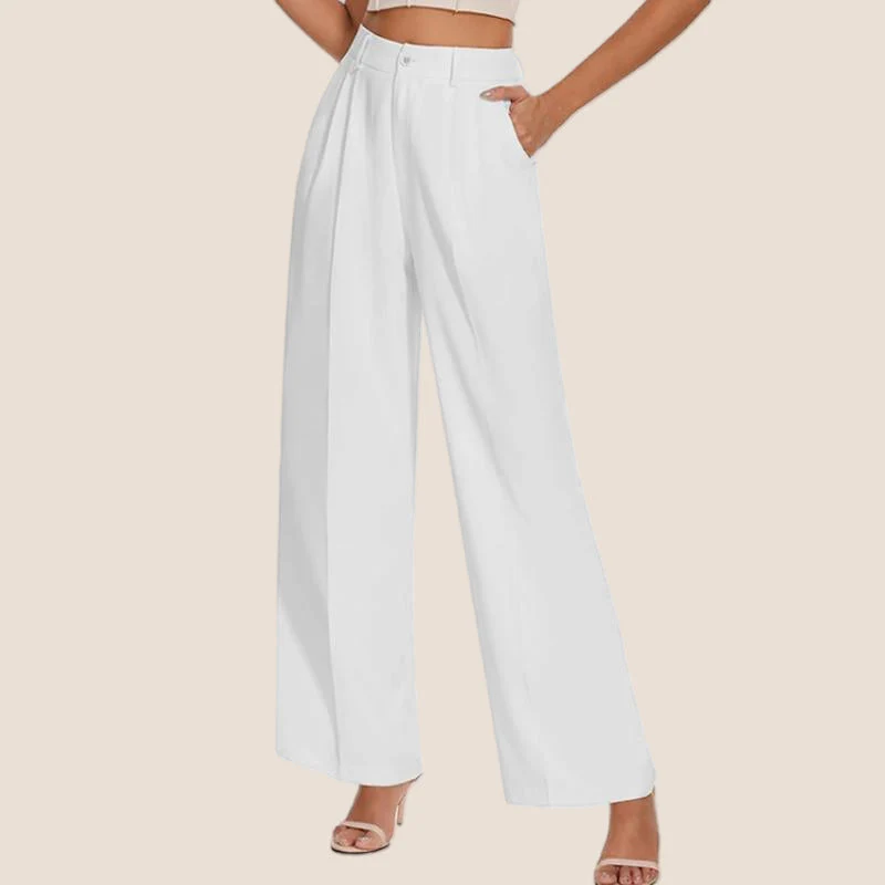 ⏳Last Day Sale 49% OFF🔥Women's Smart & Casual High Waisted Straight Leg Work Trousers👖 - Image 6