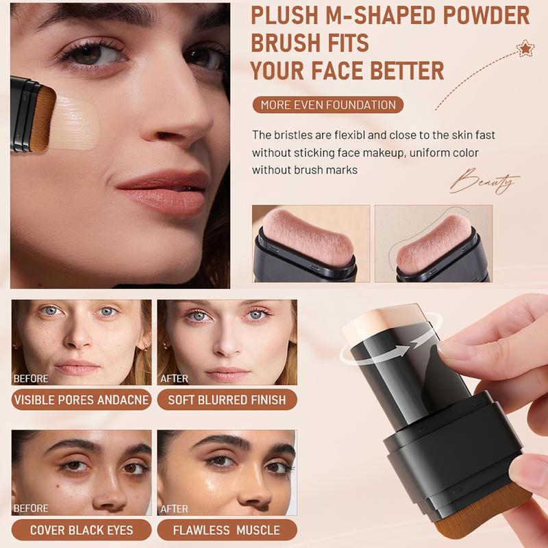 🔥Last Day Promotion 49% OFF✨Zaidoc Foundation Concealer Stick Double-Ended Brush - Image 4